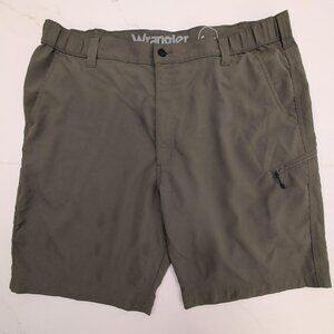 Wrangler Sz 40 Outdoor Cargo Shorts Men Khaki Quick Dry Lightweight Hiking Gorp